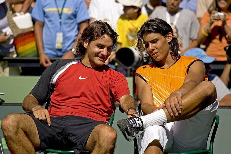 2005年ごろのフェデラー＆ナダル©Getty Images