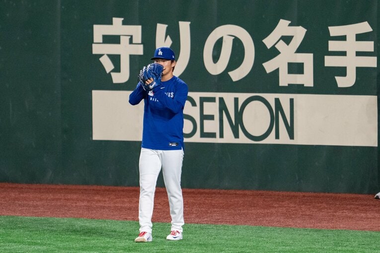 【最新フォト】MLB開幕シリーズ2025　大谷翔平らドジャース軍団は東京ドームでのびのびと調整　©︎Nanae Suzuki