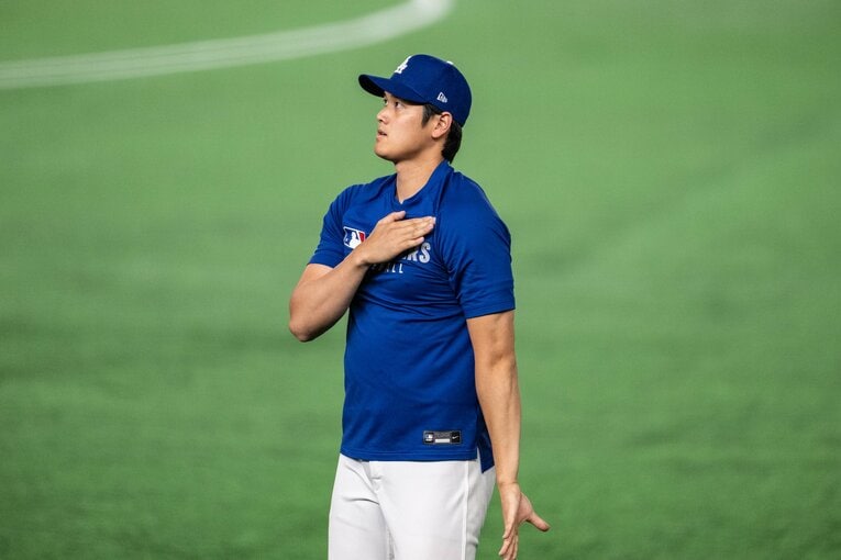 【最新フォト】MLB開幕シリーズ2025　大谷翔平らドジャース軍団は東京ドームでのびのびと調整　©︎Nanae Suzuki