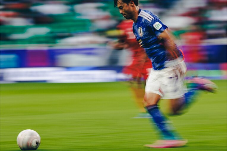 アジア杯バーレーン戦「三笘の超幻惑ドリブル」写真セレクション（全20枚中の3枚目）　©Kiichi Matsumoto　
