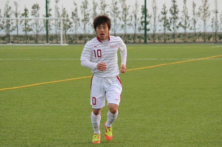 松田天馬／東福岡高3年 ／ photograph by Takahito Ando