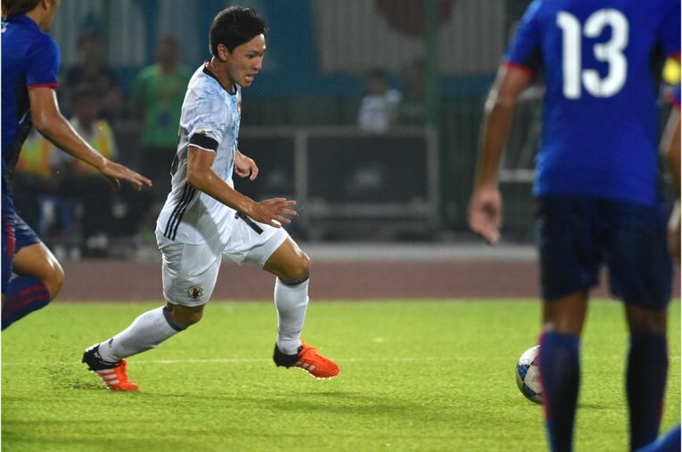 ロシアW杯2次予選時　©Sports Graphic Number