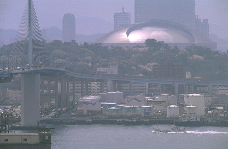 広大な土地の取得とドーム球場の建設が、買収した球団の福岡移転を決定づけた　©Toshihiko Iikubo