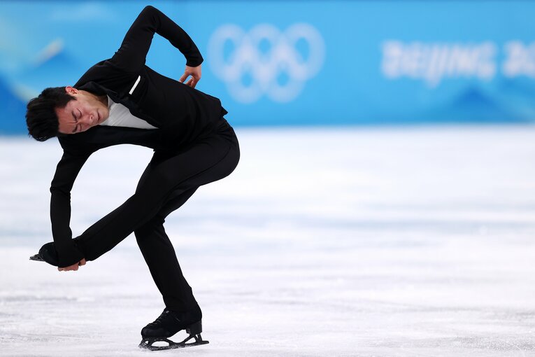 男子シングル、SPでのチェンの演技　©Getty Images