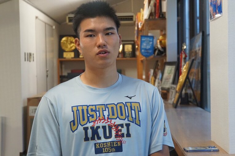 ドラフト前日にインタビューを行った　©Kei Nakamura