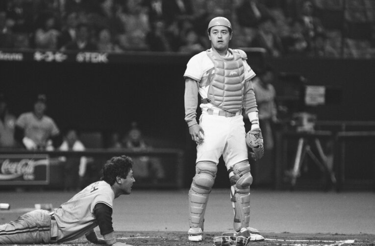 1992年日本ハム時代の田村藤夫　©︎JIJI PRESS