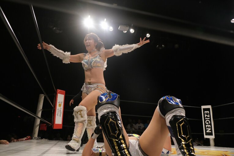 マリーゴールドの女子プロレスラー・桜井麻衣　©Norihiro Hashimoto