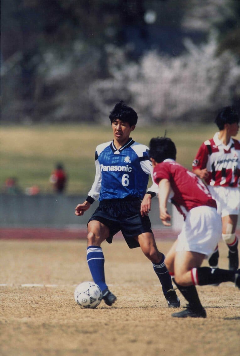 ガンバ大阪時代の八十祐治（本人提供）