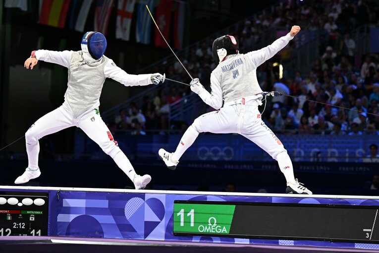 男子フルーレ団体決勝戦　©Naoya Sanuki/JMPA