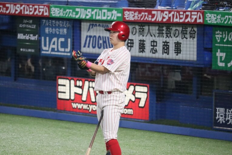 体重は入学時より10キロ以上増えたという　©Genki Taguchi