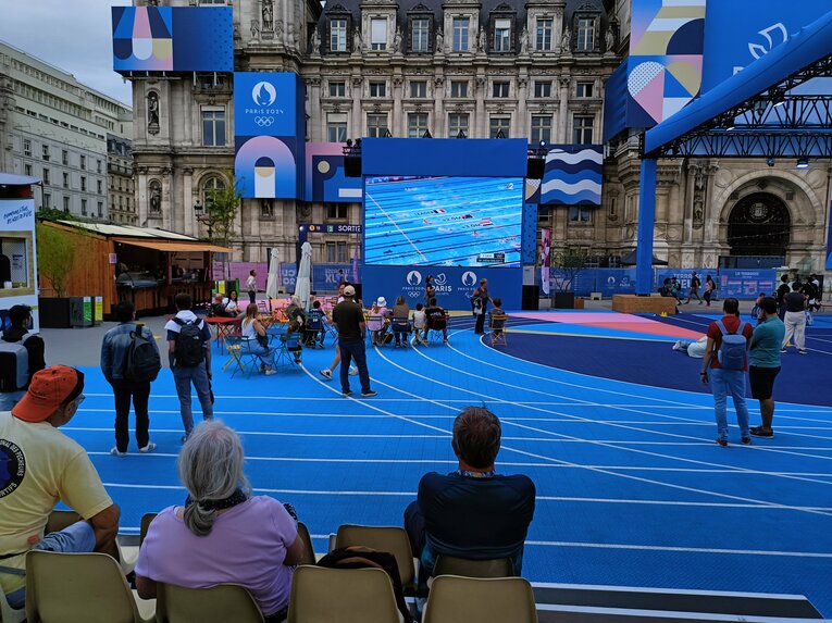 8月、五輪閉幕後も市民は大会を反芻していた　©Yuji Hirooka