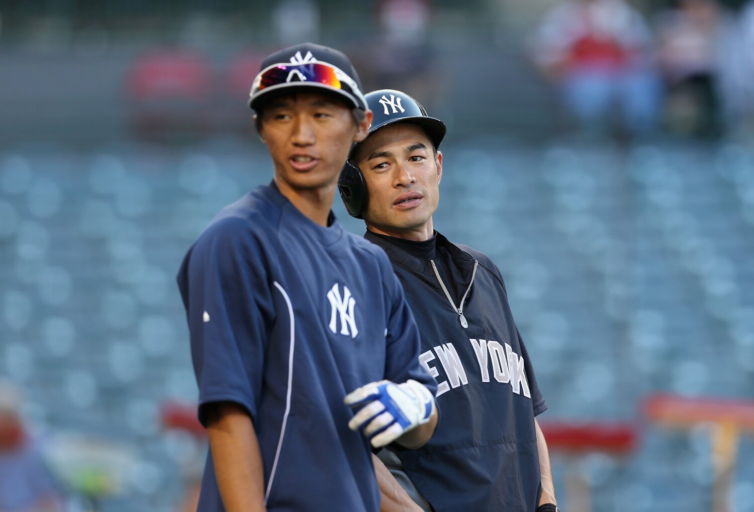 憧れの存在はイチロー。打ち方を左打ちに変えたほど影響を受けたと話したことがある(写真は2013年)©︎Getty Images