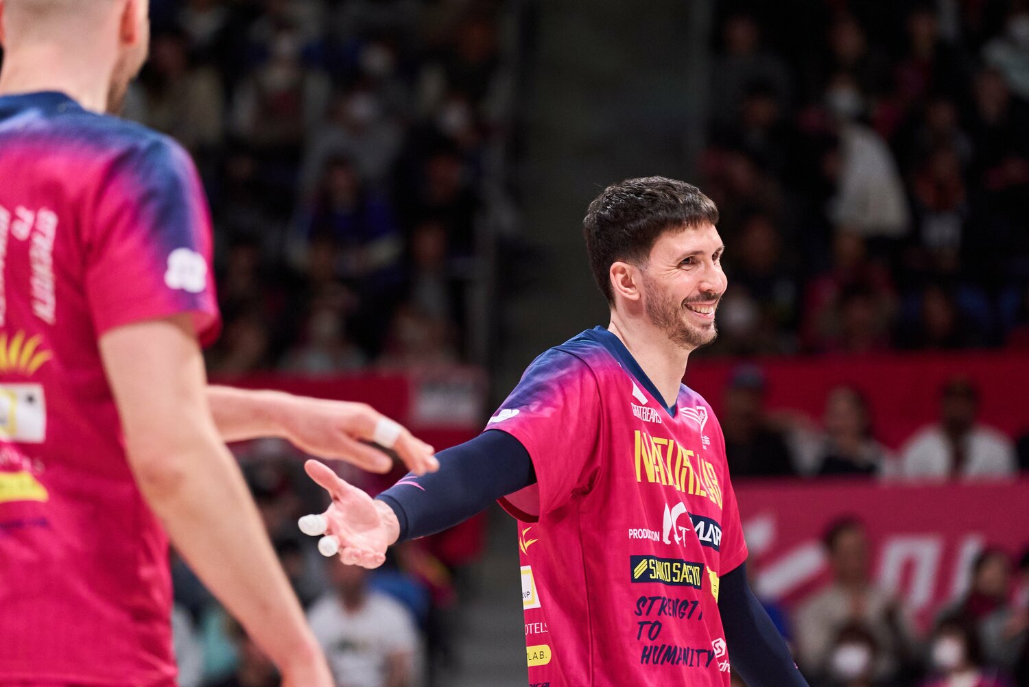 在籍2シーズン目となるアレックス・フェレイラ。ポルトガル代表ではキャプテンを務める　©︎SV.LEAGUE