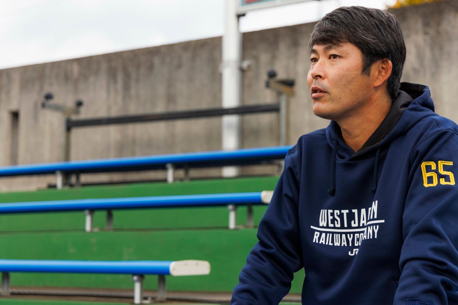 JR西日本野球部監督の田村亮さん　©Masashi Soiri