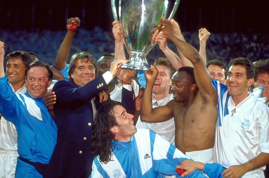 CL制覇を成し遂げたマルセイユだったが、その後凋落の一途をたどった©Getty Images