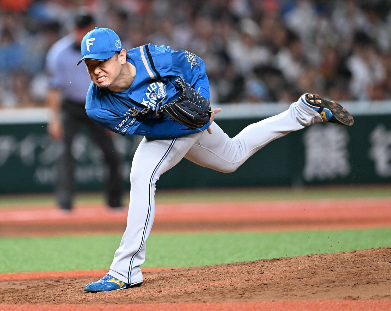 昨季、日ハムのセットアッパーを務めた池田　©JIJI PRESS