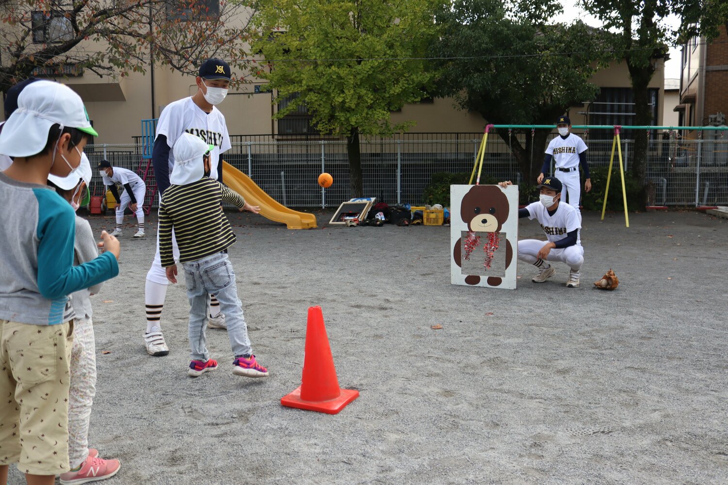 野球教室の様子　©Kou Hiroo