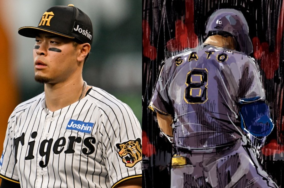 「活躍しないわけがない」阪神・佐藤輝明を描き続ける人気漫画家が見た6年前の“伏線”…サトテル物語は「全9巻ならまだ4巻、もう次のステージに…」