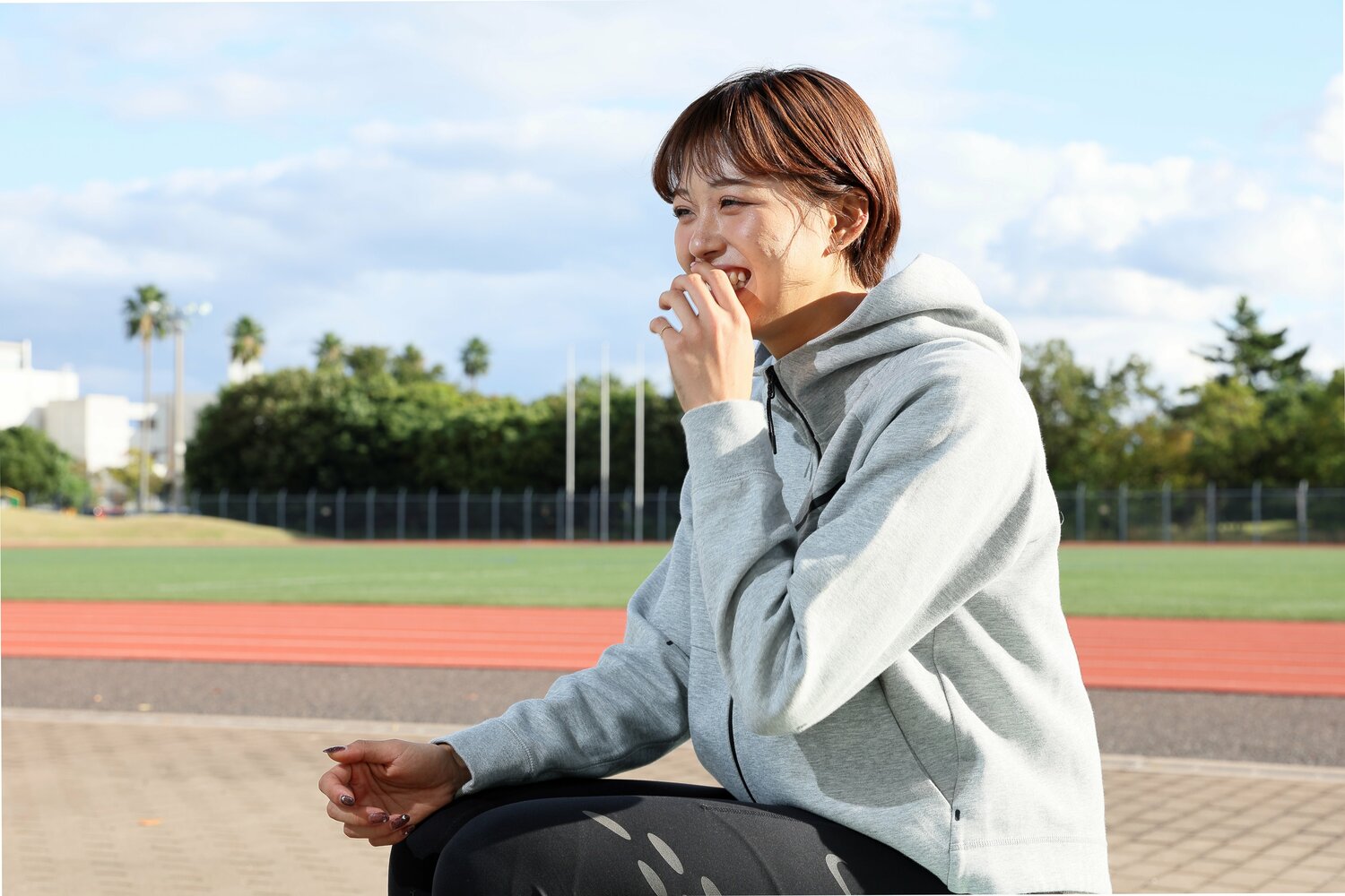 密着番組の取材を受けることでモチベーションの維持にも繋がったという　©Shigeki Yamamoto