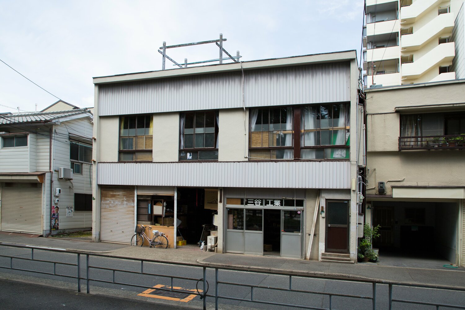 大阪市内で村山聖が住んだ「前田アパート」 ©Koya Shibatani/AFLO