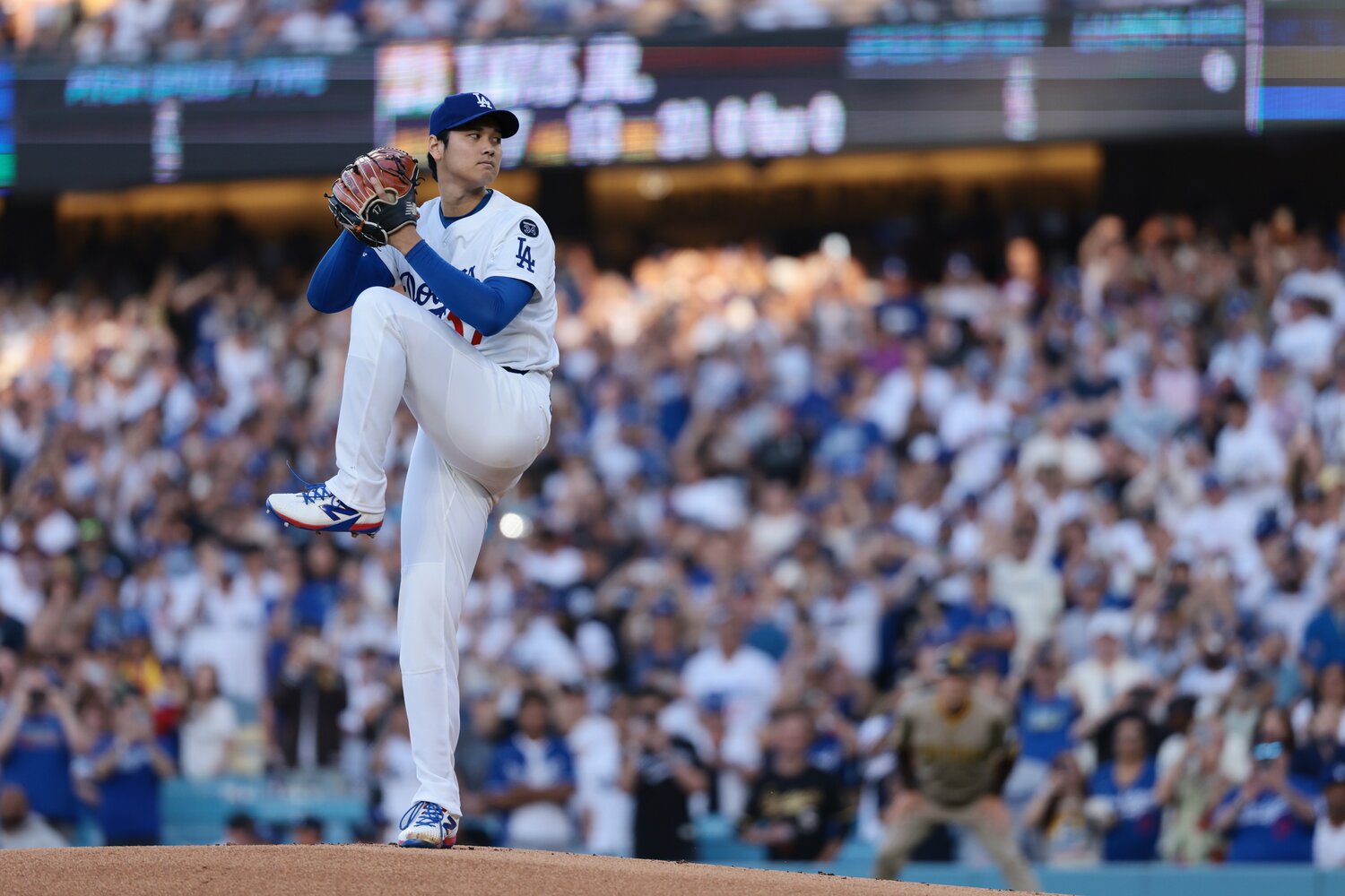 本拠地の大観衆が見守るなか行われた復帰登板だった　©Getty Images