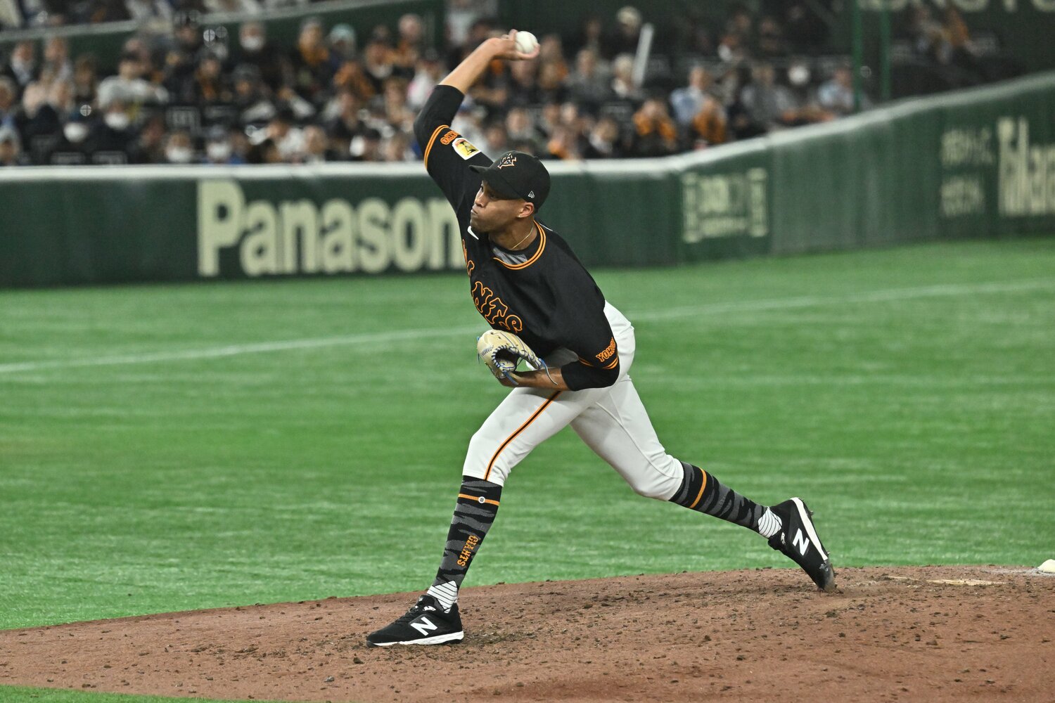 リーグ最多タイの20セーブ、防御率0.00と鉄壁の守護神ぶりを発揮しているマルティネス　©︎Hideki Sugiyama