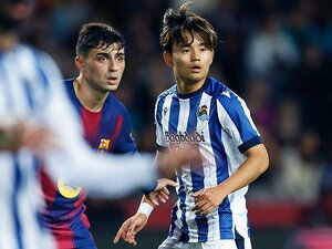 「痛いままやっても…」久保建英が休養決断バルサ戦の事実は“クロスバー直撃”だけでない「ベンチにも姿はなく」「ヤマルも代表戦でケガしたが」