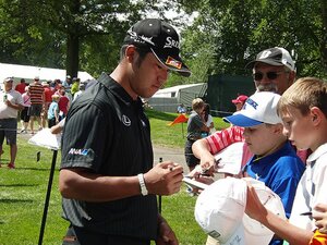 松山英樹、英語を公の場でお披露目?咄嗟にでた「Fore, Right」の一言。