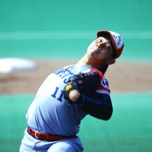 野茂英雄選手　パネル 野茂英雄さんが総監督 中学硬式野球全国選抜チーム「NOMO JAPAN