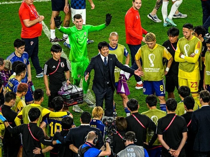 森保ジャパン「W杯2大会連続ベスト16」は「1回だけベスト8」より価値あり？ 今後は“何とかGS2位突破”を狙うのではなく…＜Number Web＞ photograph by Takuya Sugiyama/JMPA