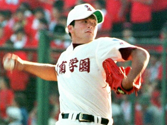 「甲子園最速158キロ」の衝撃…寺原隼人はなぜ松坂大輔の球速を超えられたのか？「投げ方をまねしたこともあった」本人が明かした24年前の真実＜Number Web＞ photograph by JIJI PRESS