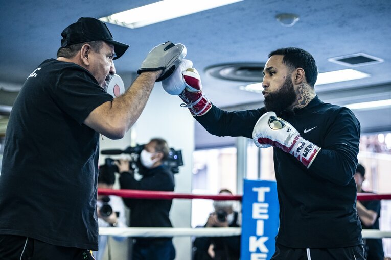 ルイス・ネリの公開練習　©Takuya Sugiyama