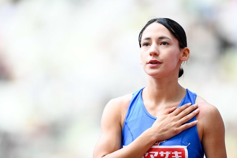 自身初の日本選手権に挑んだ21歳のフロレス・アリエ　©Nanae Suzuki