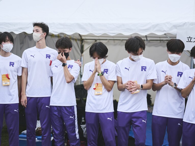 立教大の選手たち　©YukiSuenaga