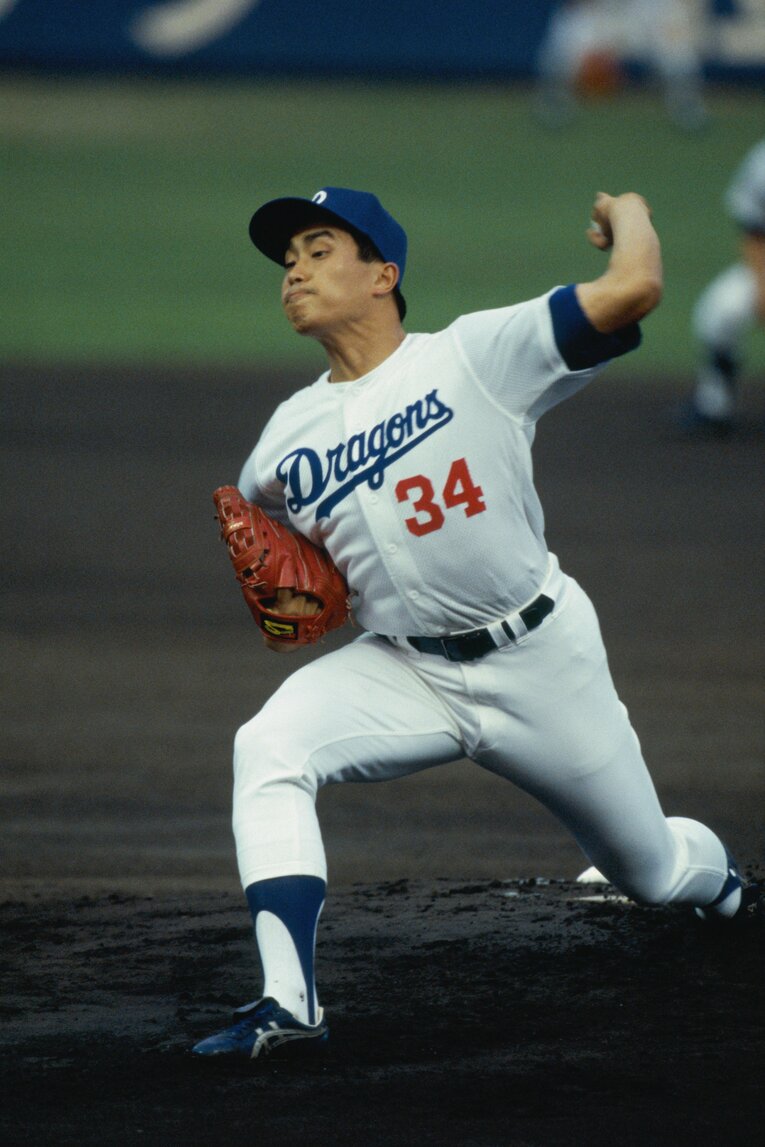 若手時代の山本昌　©BUNGEISHUNJU