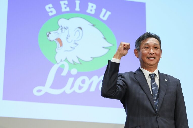 現役時代は通算182勝を挙げた大エース。22年からは二軍監督を務めていた西口文也新監督に再建が託された ／ photograph by JIJI PRESS