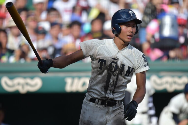 大阪桐蔭でチームメイトだった藤原（現ロッテ）。その能力の高さは肌で感じていたという　©Hideki Sugiyama