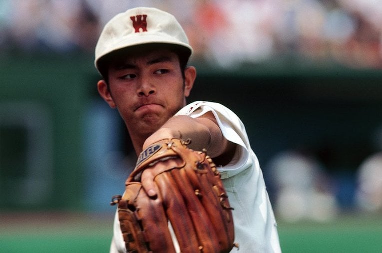 荒木大輔／早稲田実業 ／ photograph by Shinichi Yamada／AFLO