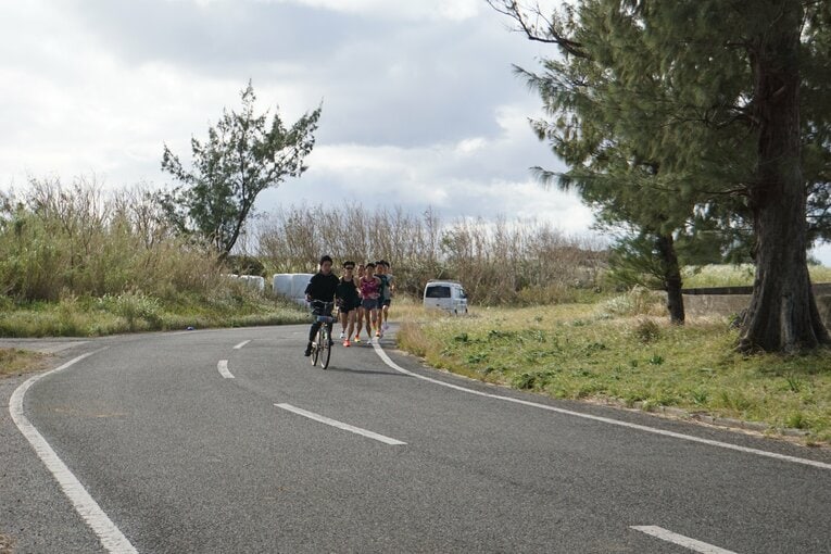 【1月の鹿児島合宿の様子…吉居大和＆徳之島ののカット集】©Number Web