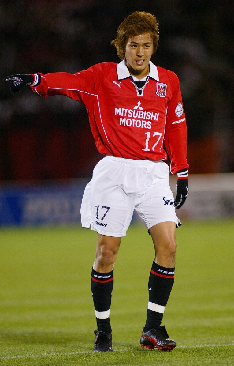 2003年浦和レッズで、前年に入団し2年目から出場機会を得た　©AFLO