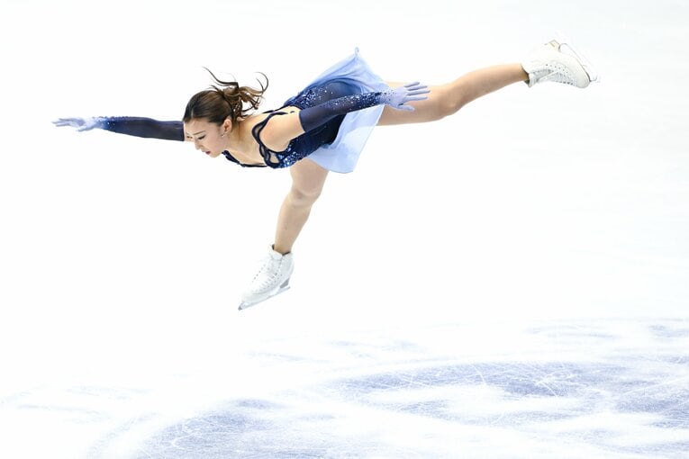 NHK杯で圧巻の演技を見せ、優勝を果たした坂本花織　©Asami Enomoto