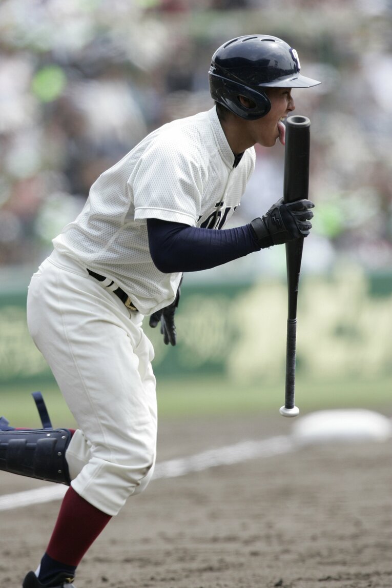 大阪桐蔭時代の中田翔（2007年撮影）©︎Tamon Matsuzono