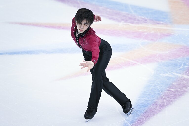 「昌磨のマジックを見せて！」世界王者・宇野昌磨を奮起させたランビエル・コーチの激励…300点超えに「スーパーエキサイティング」(9)