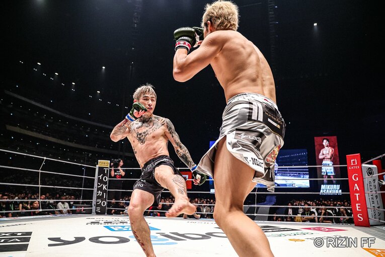 『超RIZIN.3』朝倉未来vs.平本蓮　©RIZIN FF