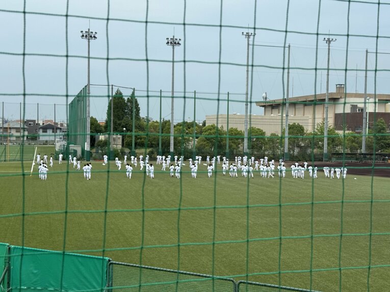 1年生75人入部…計130人の大所帯　©Yuji Yanagawa