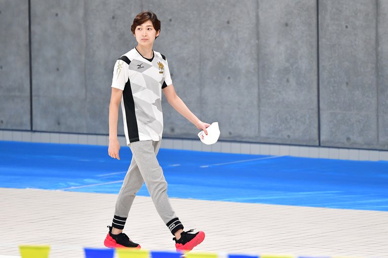 競泳会場でも池江からは“特別感”が出ているという©Getty Images