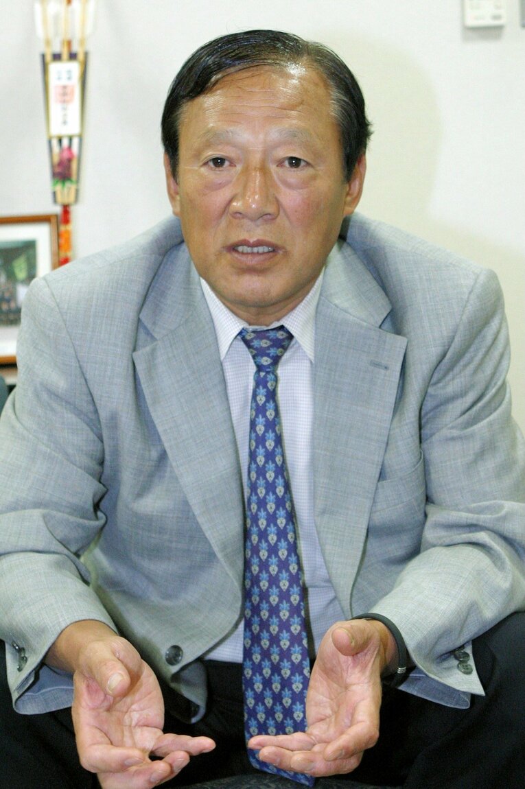 無名の高校生だった森保を発掘した今西和男氏。森保が入団した1987年はマツダの総監督。その後サンフレッチェのGMなどを務め、多くの名将を育てた（写真は2004年撮影）　©JIJI PRESS