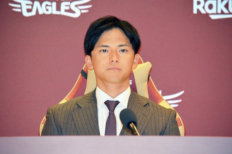 23歳の宗山塁（楽天）。8位タイに。25歳以下の選手で最上位だった ©JIJI PRESS