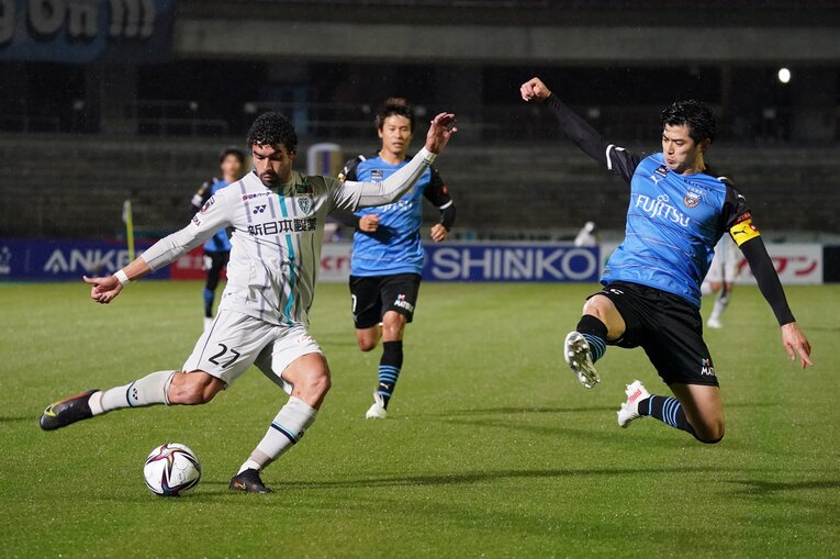 4月の川崎戦も1－3で敗れたものの、1度は同点に追いついた　©Getty Images
