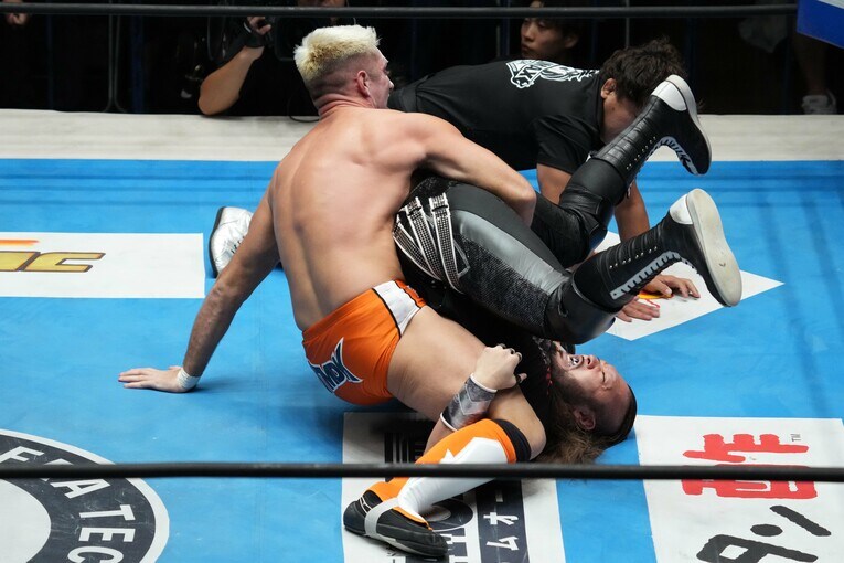 EVILをわずか19秒でフォールしたザック　©Essei Hara